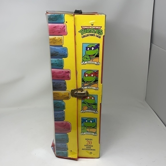 Vintage TMNT Teenage Mutant Ninja Turtles carrying storage case - Picture 4 of 10
